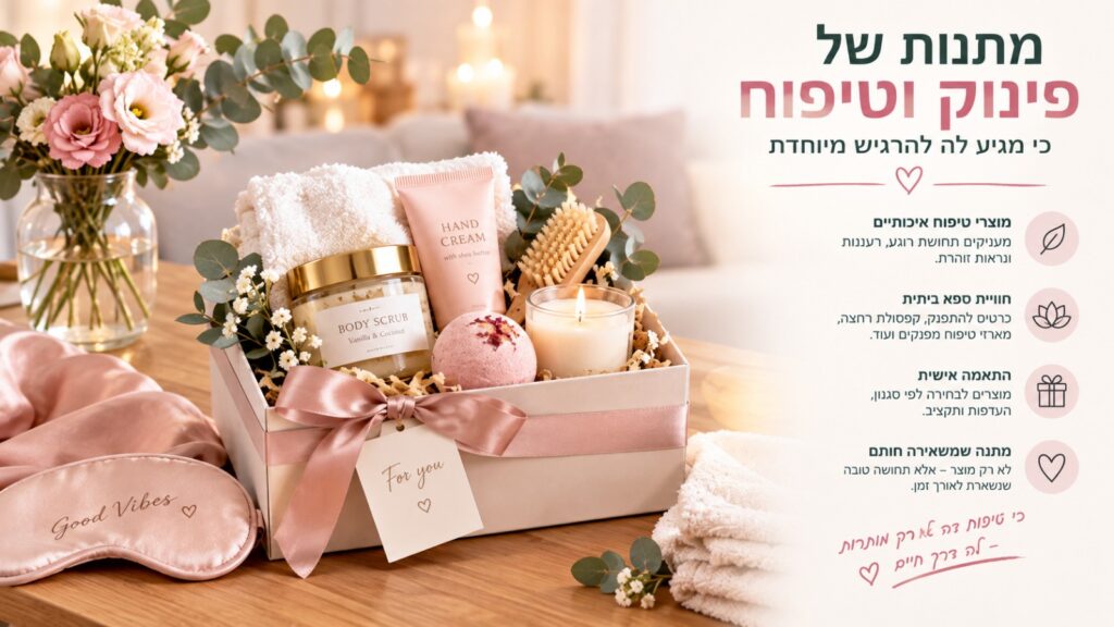 מתנות של פינוק וטיפוח