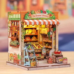 ערכת בוק נוק להרכבה עצמית CUTEBEE – המכולת הצבעונית של משפחת גרין